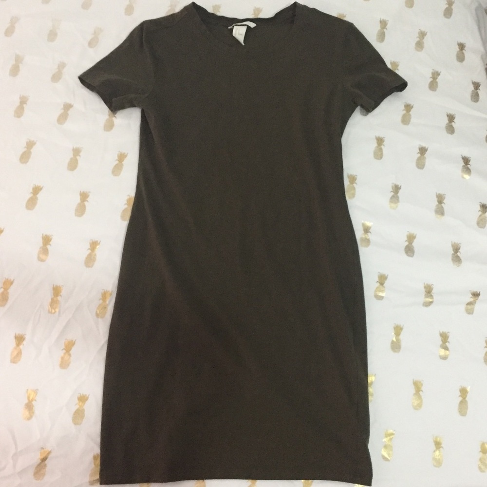 Army green tee-shirt dress💚